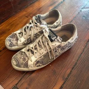 PAISLEY GOLDEN GOOSE SNEAKERS